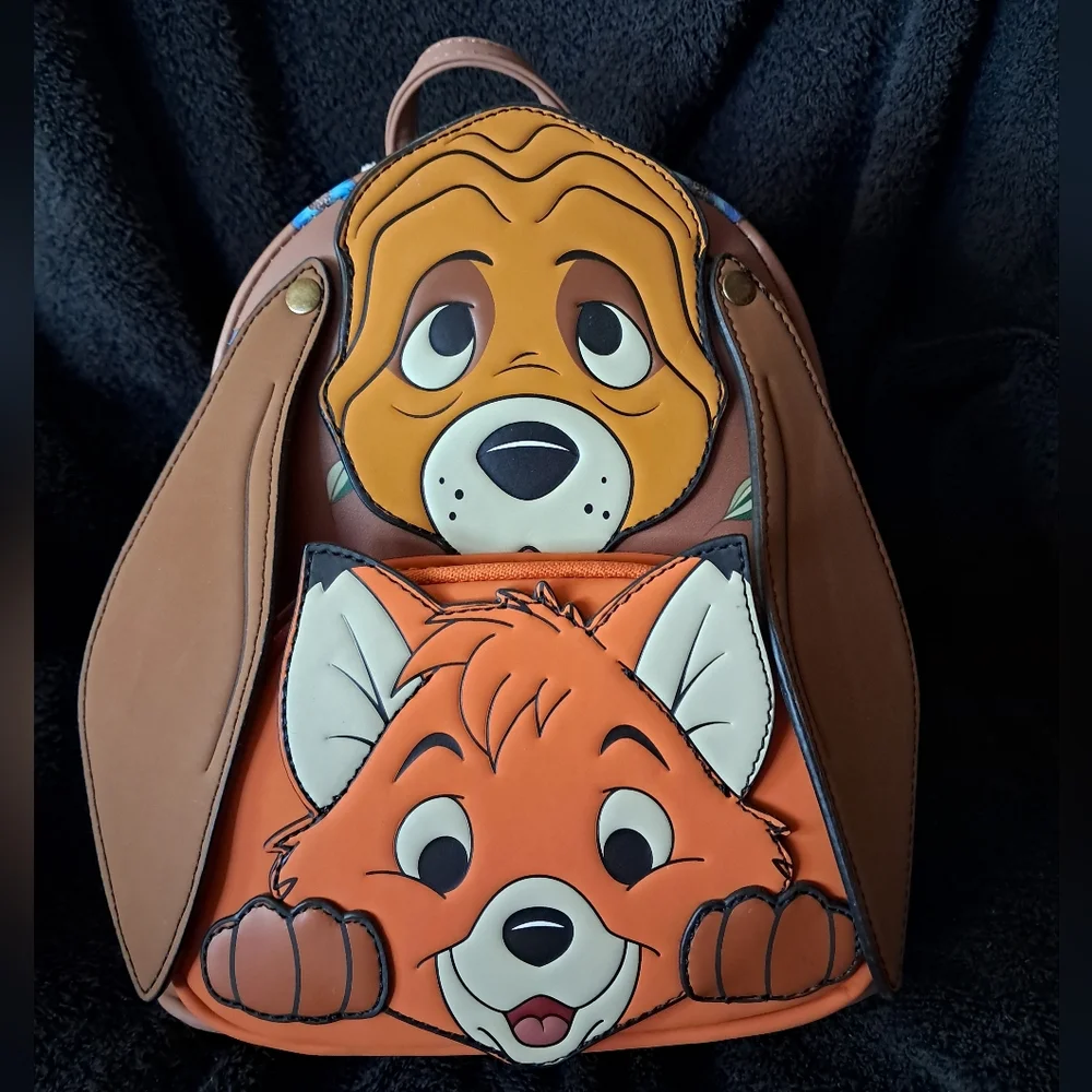 Fox and Hound Loungefly Mini Backpack